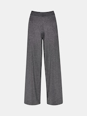 Whistles Black Sparkle Knitted Trousers - Image 5 of 5