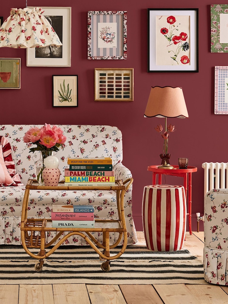Cath Kidston Red Peel & Stick Sample - Painted Heart - Image 1 of 3