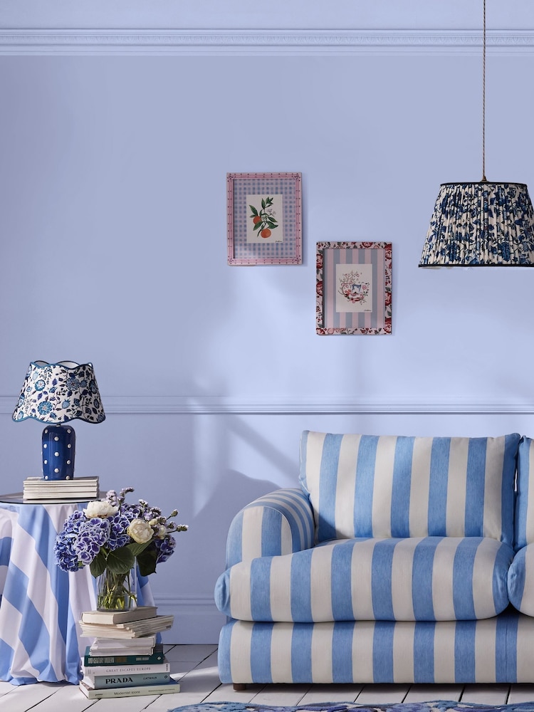 Cath Kidston Blue Peel & Stick Sample - Velvet Bow - Image 1 of 3