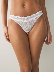Blanc - Lot de culottes en dentelle Ultimate Comfort 2 - Image 2 de 9