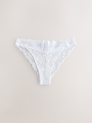 Blanc - Lot de culottes en dentelle Ultimate Comfort 2 - Image 6 de 9