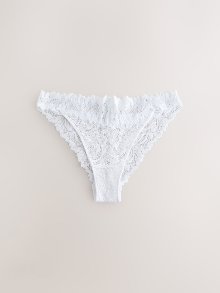 Wit - Ultimate Comfort kanten slip verpakking van 2 - Image 7 of 9