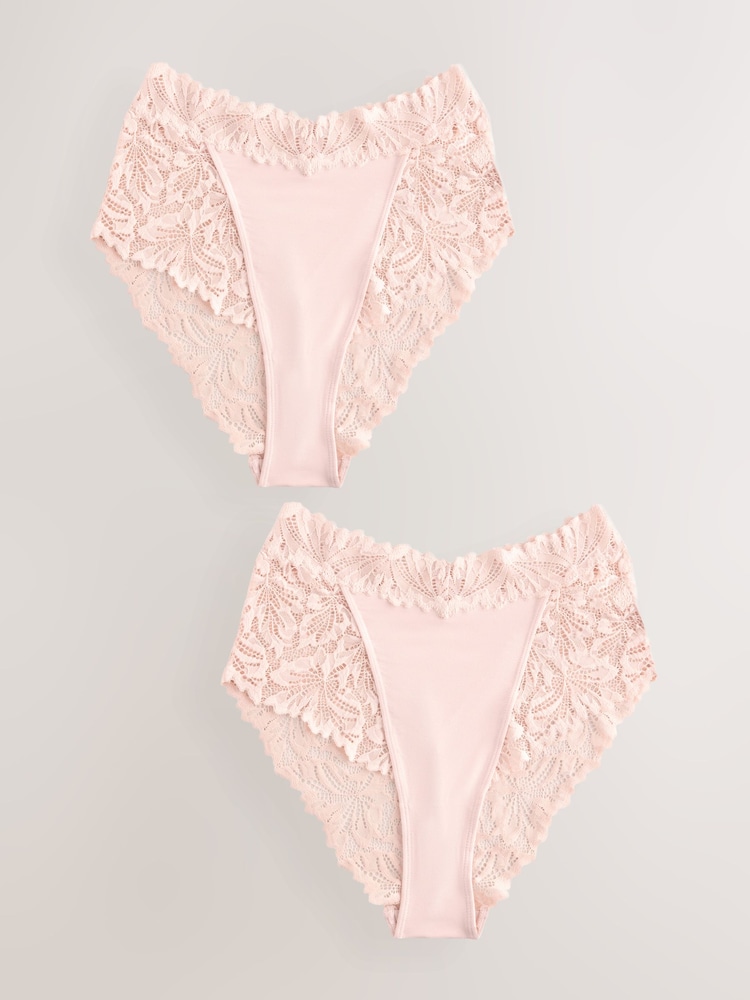 Rose clair - Lot de culottes en dentelle Ultimate Comfort 2 - Image 5 of 9