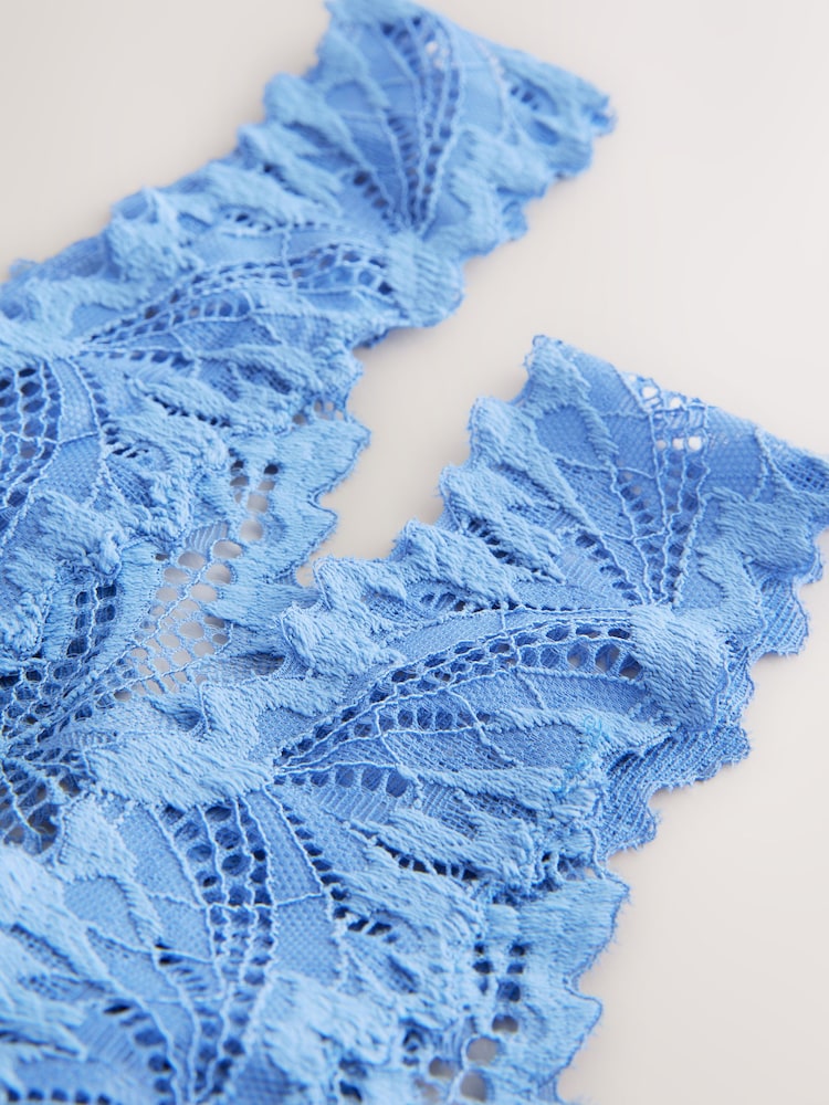 Bleu - Lot de culottes en dentelle Ultimate Comfort 2 - Image 7 of 8