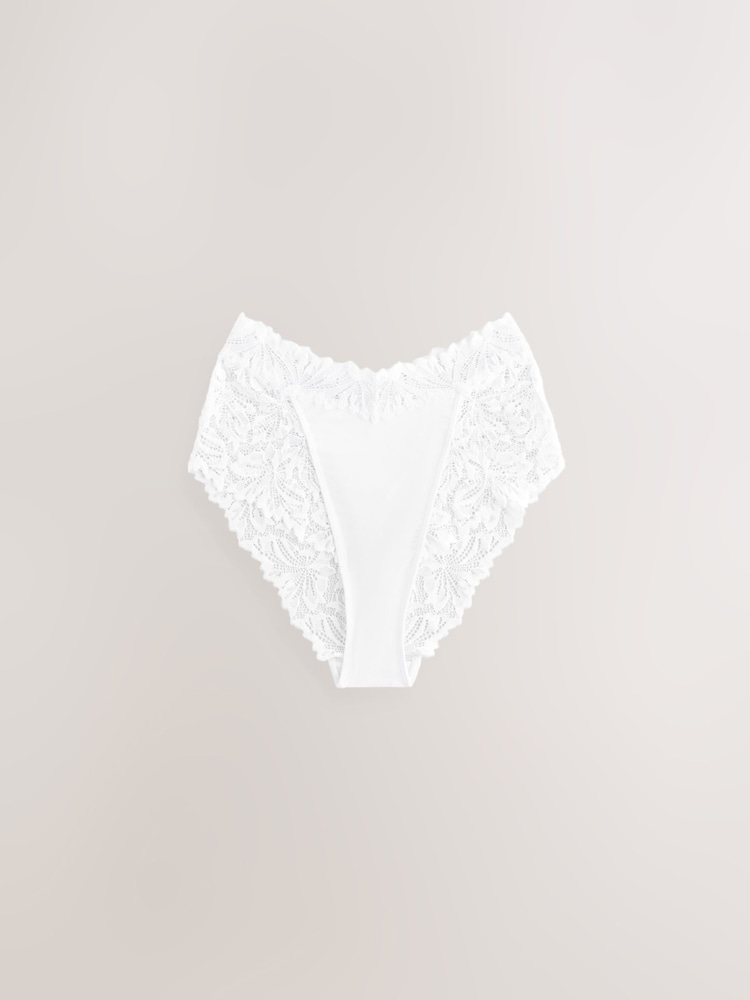 Blanc - Lot de culottes en dentelle Ultimate Comfort 2 - Image 7 of 9
