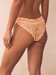 Orange Tanga Ultimate Comfort Lace Knickers 2 Pack - Image 2 of 11
