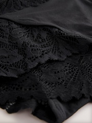 Zwart - Ultimate Comfort kanten slip verpakking van 2 - Image 10 of 10