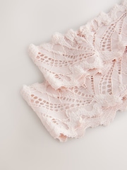 Light Pink Thong Ultimate Comfort Lace Knickers 2 Pack - Image 7 of 8