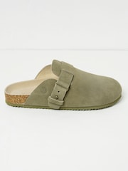 FatFace Elsie Khaki Green House Shoes - Image 1 of 3