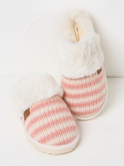 FatFace Pink Kaia Knit Mules - Image 4 of 4