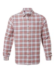 Tog 24 Red Mens Zale Port Check 100% Cotton Shirt - Image 6 of 6