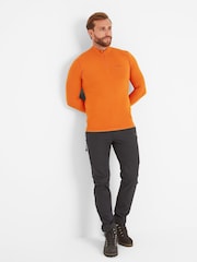 Tog 24 Orange Snowdon Thermal Quarter Zip Saga T-Shirt - Image 1 of 5