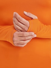 Tog 24 Orange Snowdon Thermal Quarter Zip Saga T-Shirt - Image 4 of 5