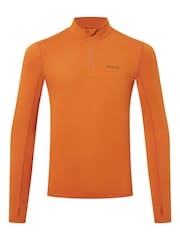 Tog 24 Orange Snowdon Thermal Quarter Zip Saga T-Shirt - Image 5 of 5