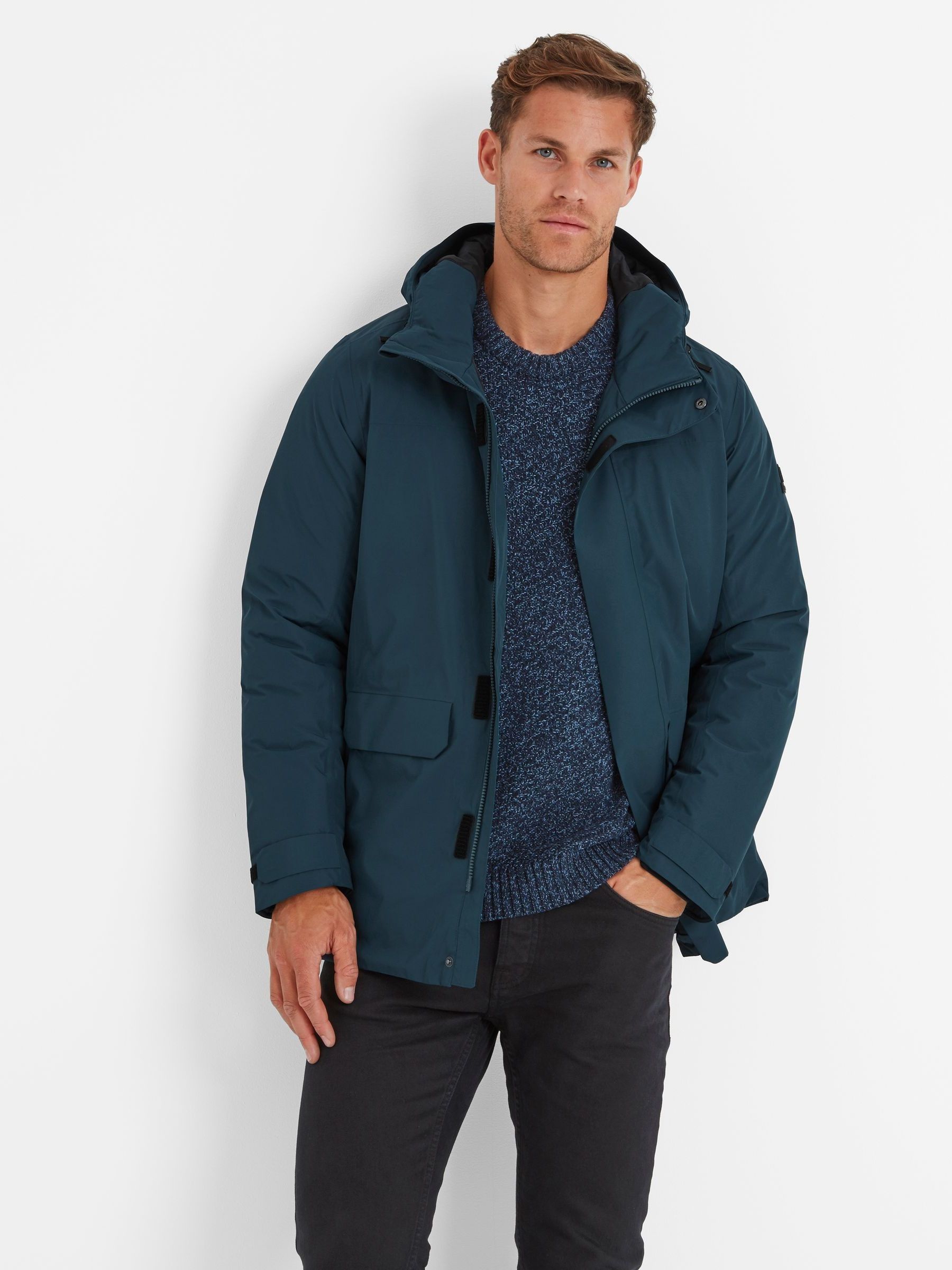 Buy Tog 24 Green Mens Pawter Waterproof Parka from Next Romania