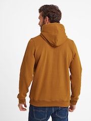 Tog 24 Brown Mens Thirlby Overhead Rich Ochre Hoodie - Image 3 of 5