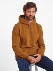 Tog 24 Brown Mens Thirlby Overhead Rich Ochre Hoodie - Image 4 of 5