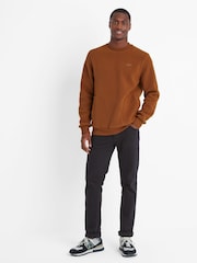 Tog 24 Brown Todd Mens Sherpa Sweat Petrol Jumper - Image 2 of 6