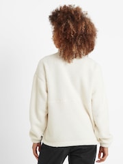 Tog 24 Cream Womens Vance Sherpa Zip Neck Fleece - Image 3 of 6