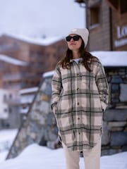 Tog 24 Grey Womens Slough Check Shacket - Image 2 of 7