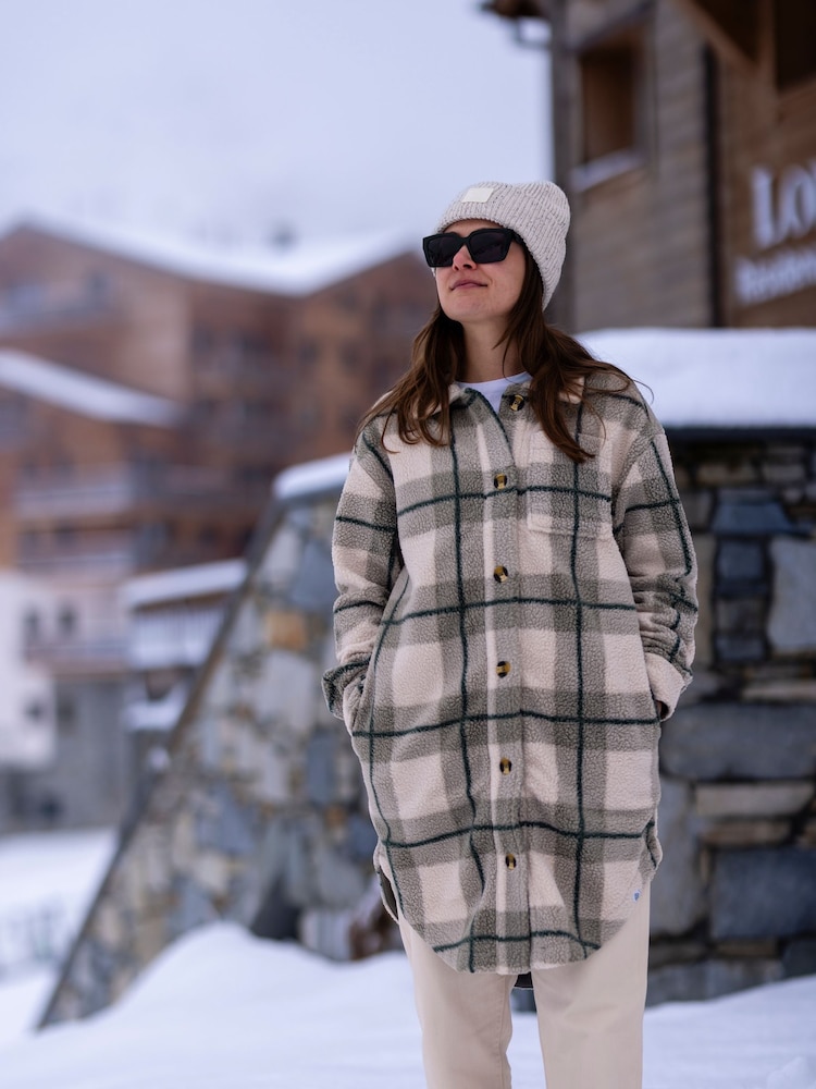 Tog 24 Grey Womens Slough Check Shacket - Image 2 of 7