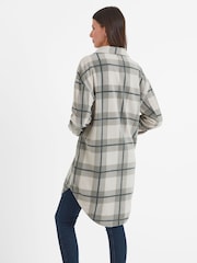 Tog 24 Grey Womens Slough Check Shacket - Image 4 of 7