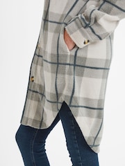 Tog 24 Grey Womens Slough Check Shacket - Image 6 of 7