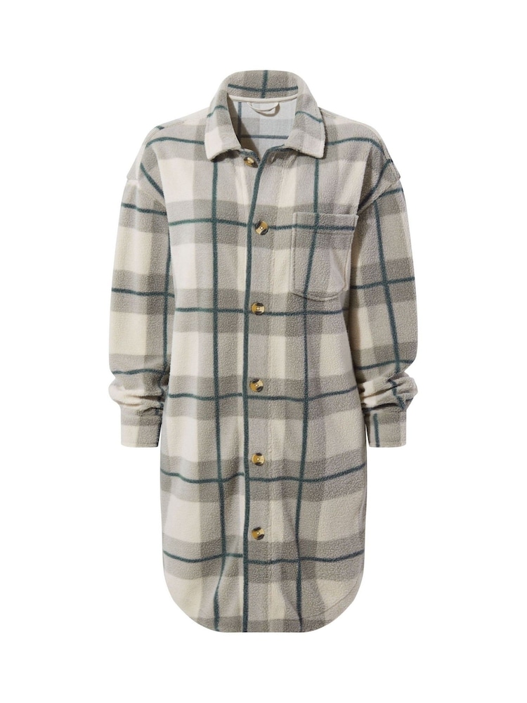 Tog 24 Grey Womens Slough Check Shacket - Image 7 of 7