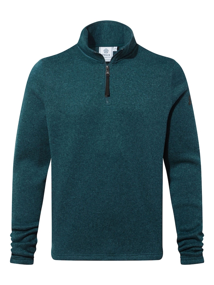 Verde - Forro polar con aspecto de punto y cremallera Pearson de Tog 24 - Imagen 6 de 6 Verde - Forro polar con aspecto de punto y cremallera Pearson de Tog 24 - Imagen 6 de 6