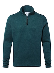 Grün - Tog 24 – Pearson – Fleece mit Viertelreißverschluss in Strickoptik - Bild 6 von 6