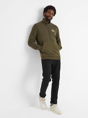Tog 24 Green Mens Renard Quarter Zip Sweatshirt - Image 1 of 5