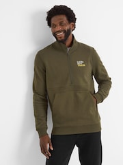 Tog 24 Green Mens Renard Quarter Zip Sweatshirt - Image 2 of 5