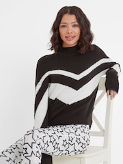 Tog 24 Black Womens Piste Knitted Jumper - Image 4 of 5