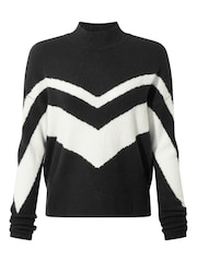 Tog 24 Black Womens Piste Knitted Jumper - Image 5 of 5