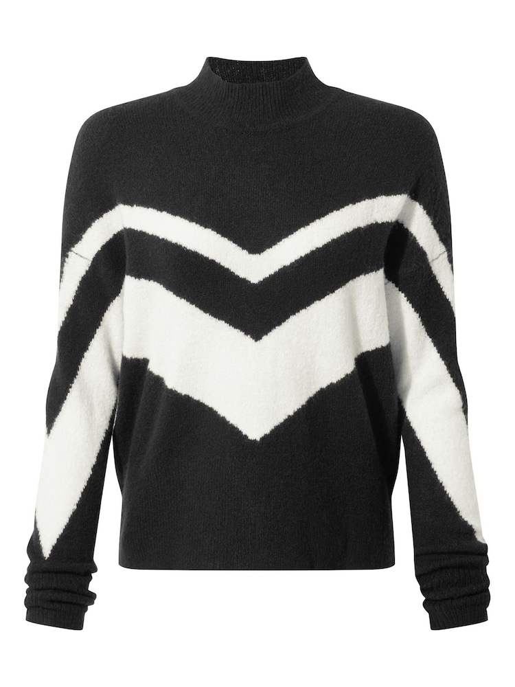 Tog 24 Black Womens Piste Knitted Jumper - Image 5 of 5