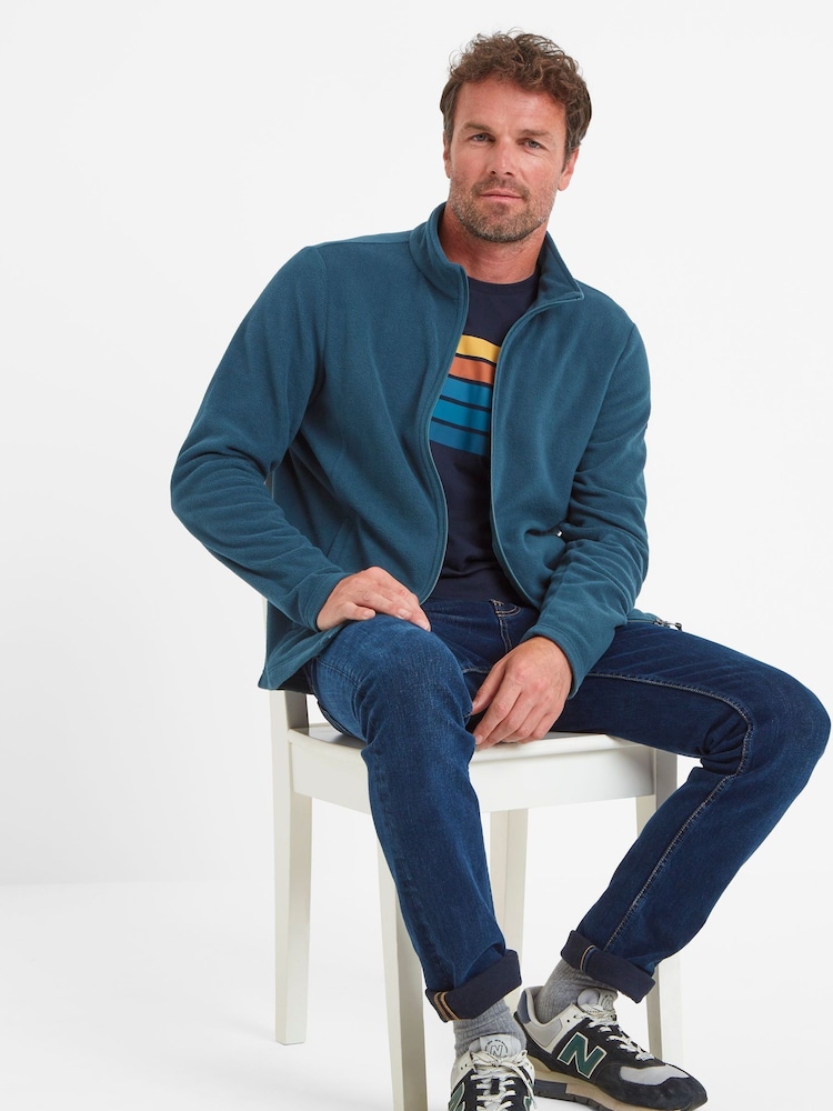 Groen - Tog 24 Revive fleece jack voor heren in zwart - Image 4 of 6