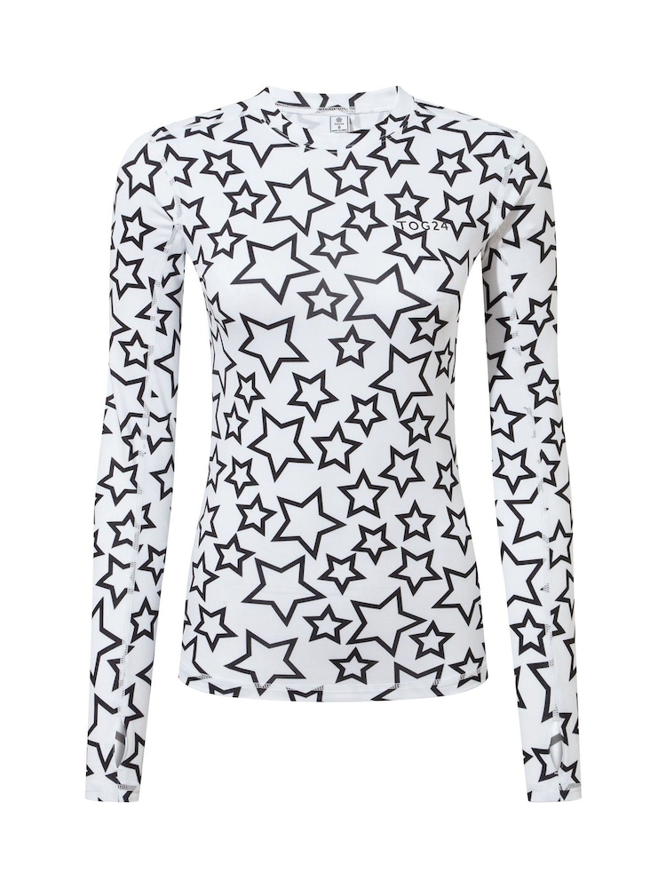 Tog 24 White Chrome Snowdon Thermal Base Layer Crew Neck Top - Image 3 of 4