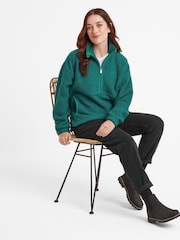 Tog 24 Blue Vance Womens Sherpa Zip Neck  Jumper - Image 4 of 7