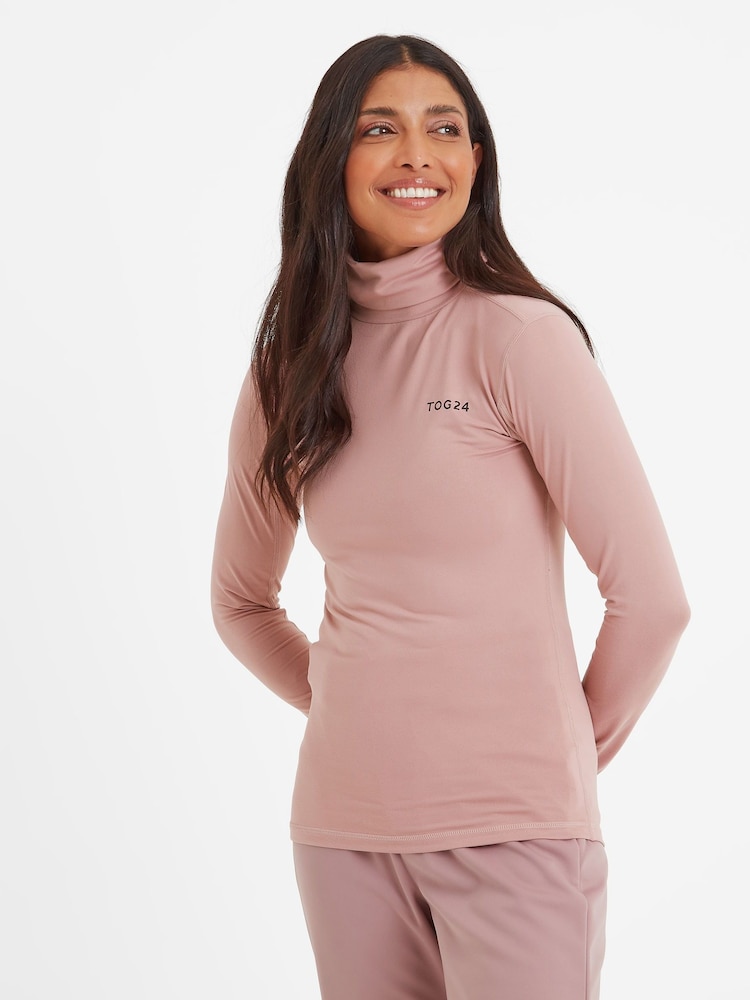 Rosa pálido - Camiseta térmica con cremallera corta Snowdon de Tog 24 - Imagen 1 de 5 Rosa pálido - Camiseta térmica con cremallera corta Snowdon de Tog 24 - Imagen 1 de 5