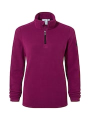 Tog 24 Purple Revive Fleece Zip Neck Jumper - Image 5 of 6