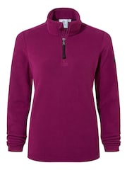 Tog 24 Purple Revive Fleece Zip Neck Jumper - Image 6 of 6