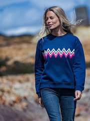 Tog 24 Blue Sweeney Womens Starry Nightc Jumper - Image 1 of 6