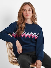 Tog 24 Blue Sweeney Womens Starry Nightc Jumper - Image 5 of 6