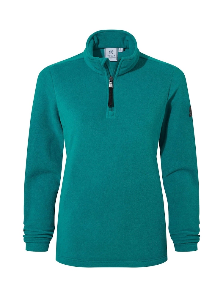 Verde y verde azulado - Suéter polar con cremallera en el cuello de tog 24 Revive - Imagen 6 de 6 Verde y verde azulado - Suéter polar con cremallera en el cuello de tog 24 Revive - Imagen 6 de 6
