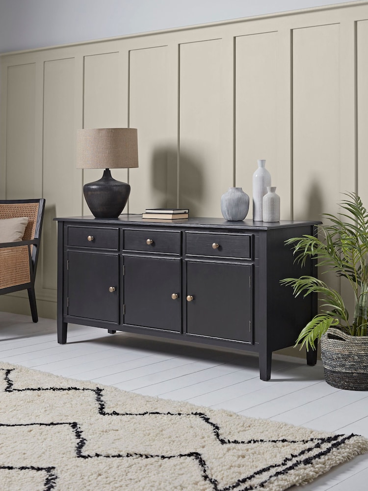 Cox & Cox Black Camille Sideboard - Image 1 of 6
