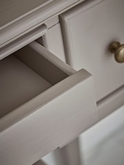 Cox & Cox Grey Camille Dressing Table - Image 3 of 6