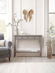 Cox & Cox Grey Camille Console Table - Image 1 of 5