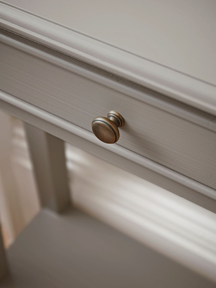 Cox & Cox Grey Camille Console Table - Image 2 of 5