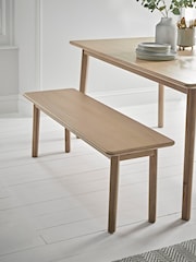 Cox & Cox Natural Oslo Oak Long Bench - Image 1 of 1