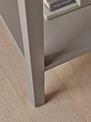 Cox & Cox Grey Camille Bedside Table - Image 2 of 6